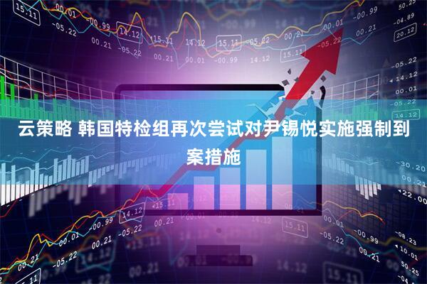 云策略 韩国特检组再次尝试对尹锡悦实施强制到案措施